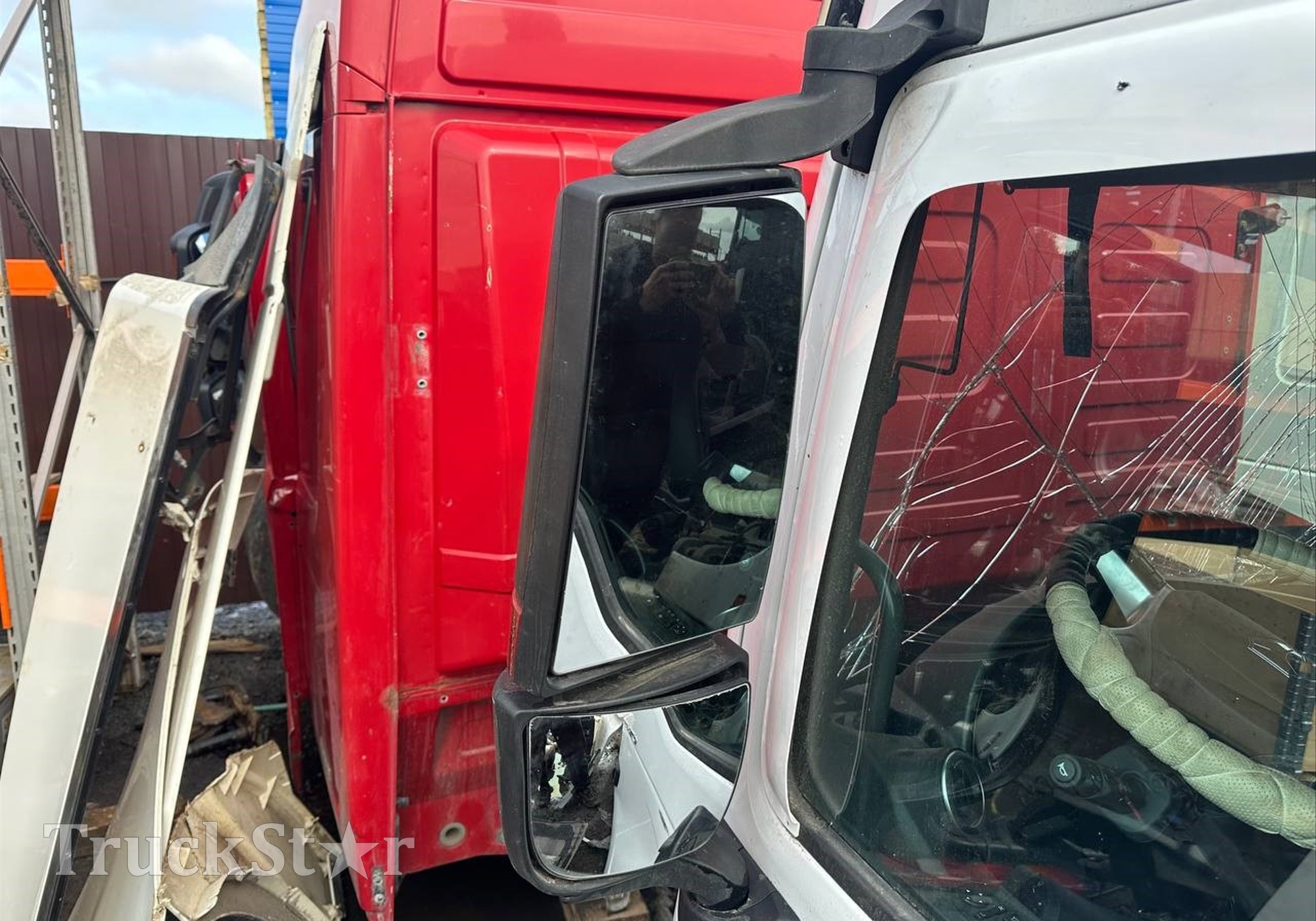 712W637300001 Зеркало заднего вида левое 2023г. для Sinotruk Sitrak C7H