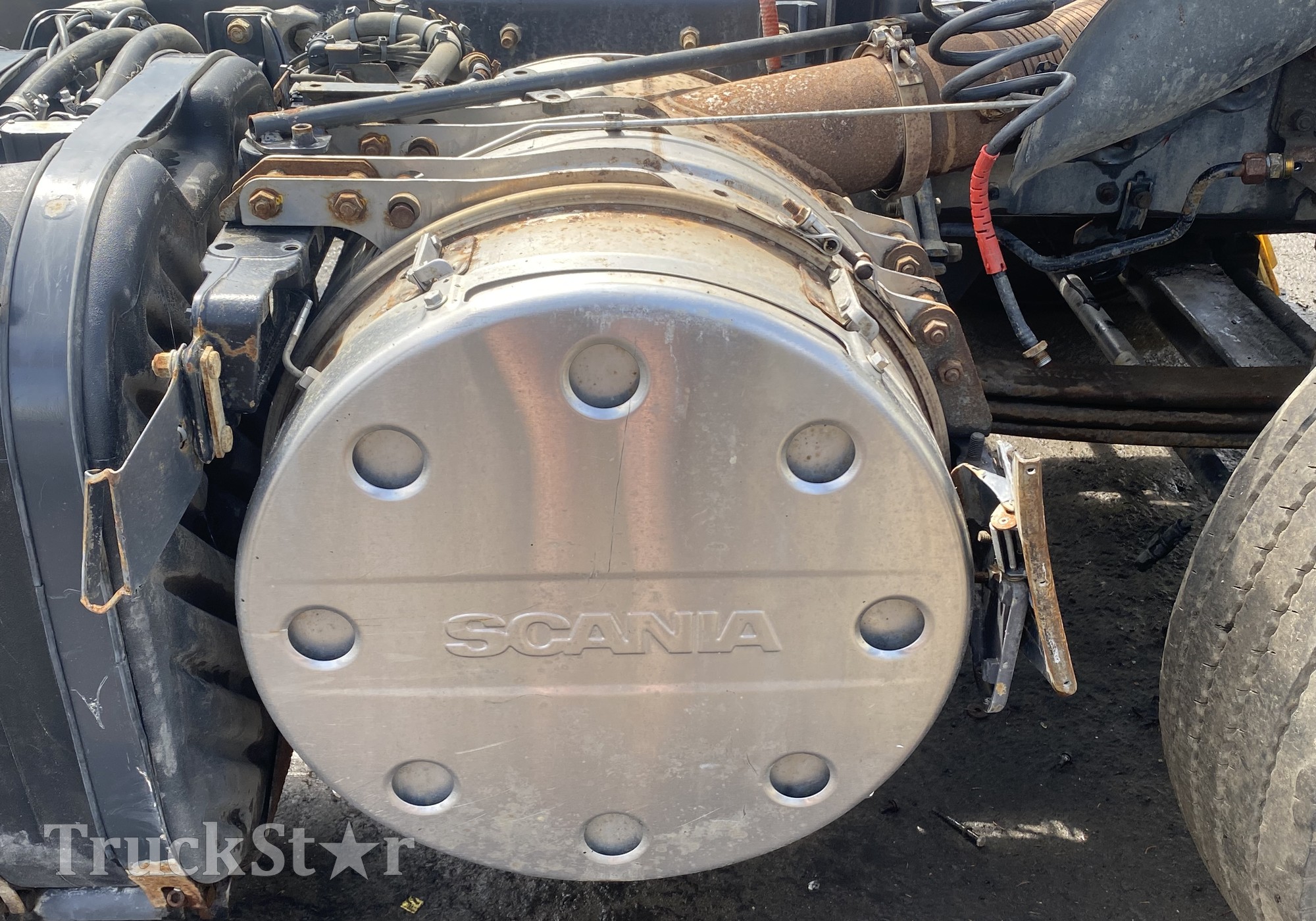 2054472 Глушитель основной в сборе 2017г для Scania 5-series R (с 2004 по 2016)