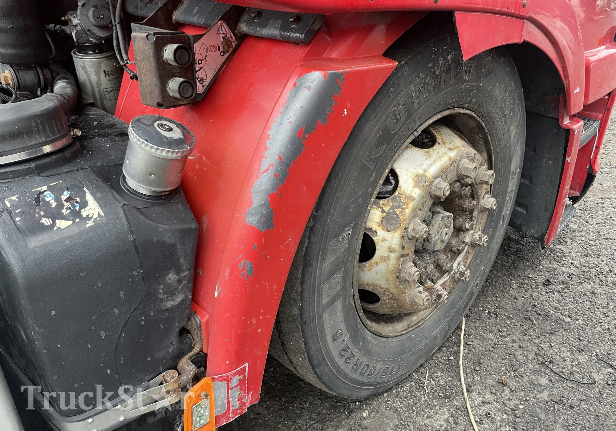 504208707 Крыло переднее правое задняя часть для Iveco