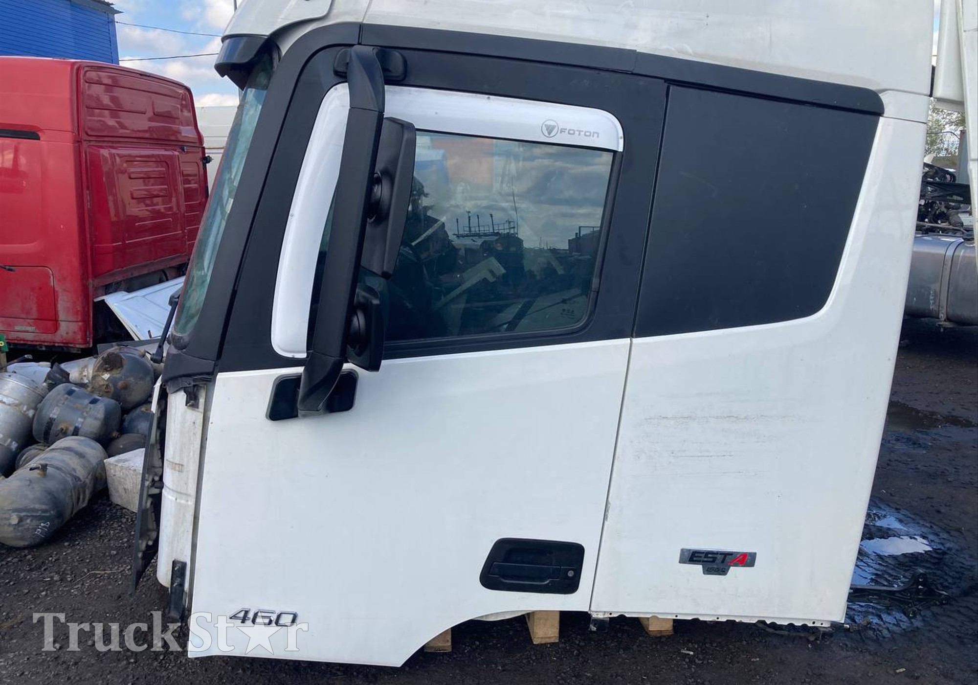 H461000000105DY Дверь левая в сборе 2023г для Foton Auman EST