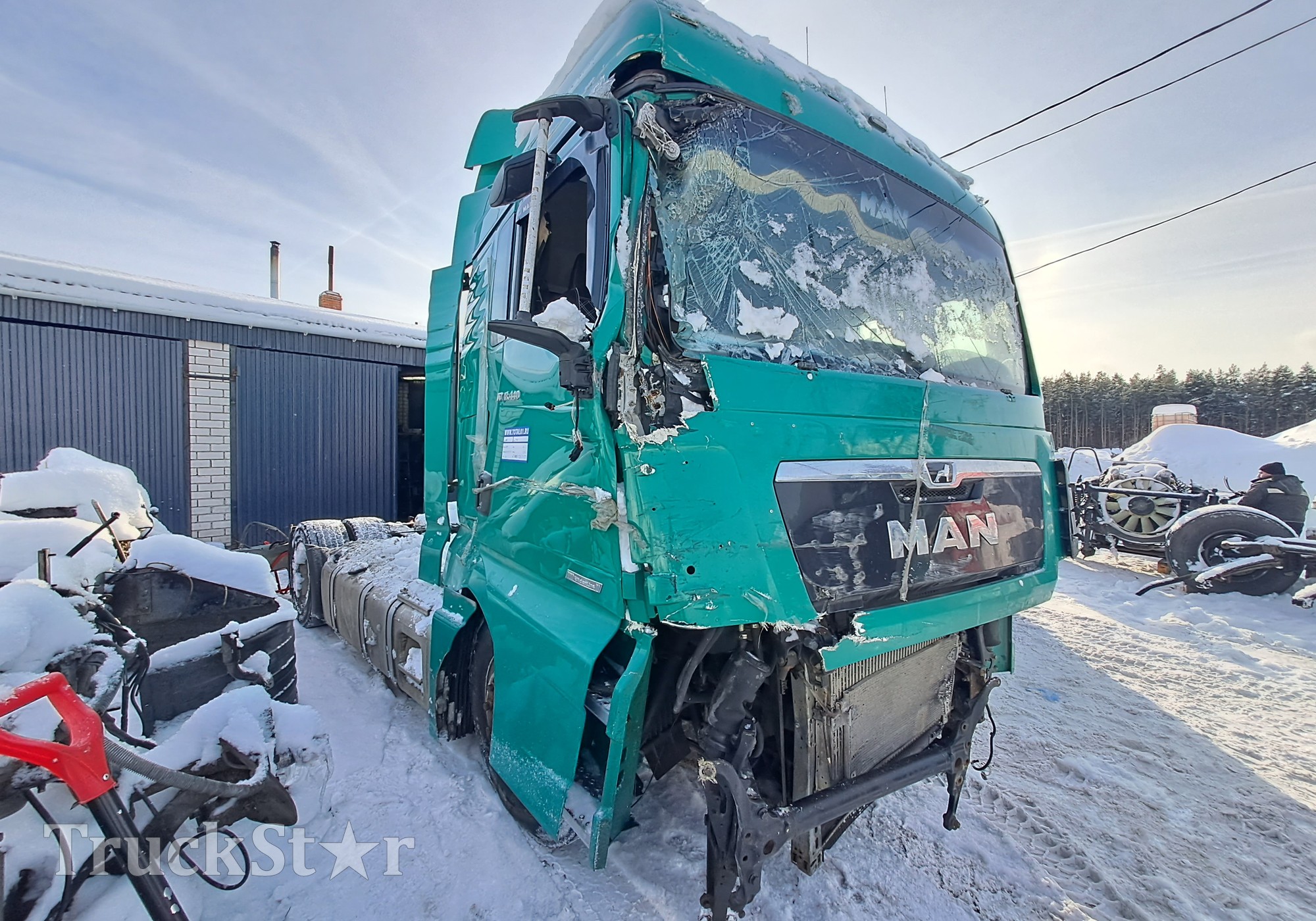 Man TGX II 2017 г. в разборе