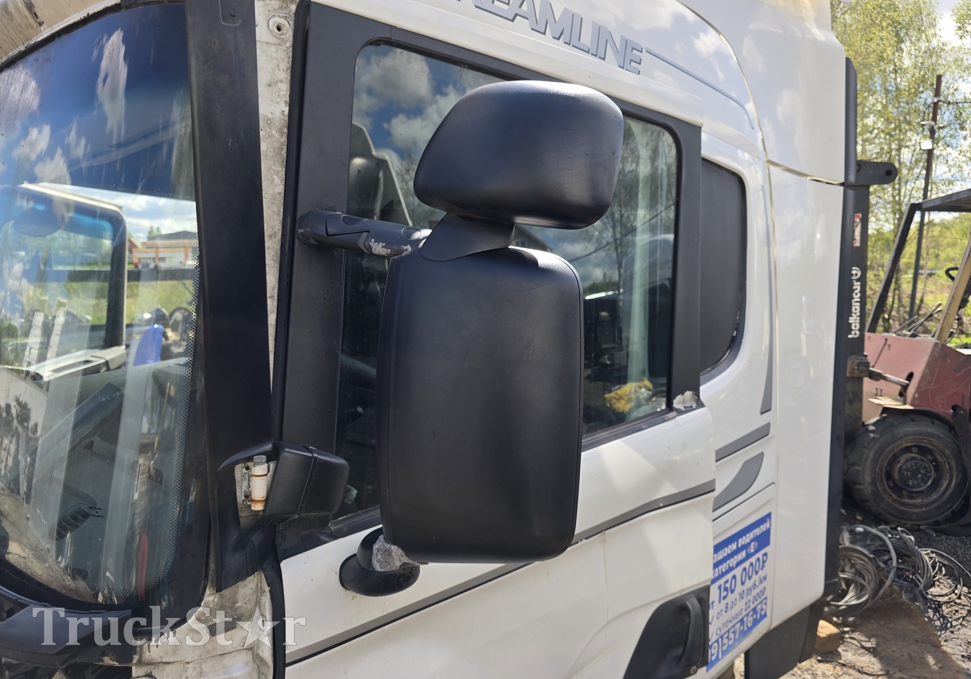 2256912 Зеркало заднего вида левое для Scania 4-series