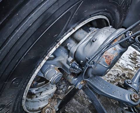 A0044207483 Суппорт передний левый 2021г. для Mercedes-Benz Actros MP2 (с 2002 по 2008)