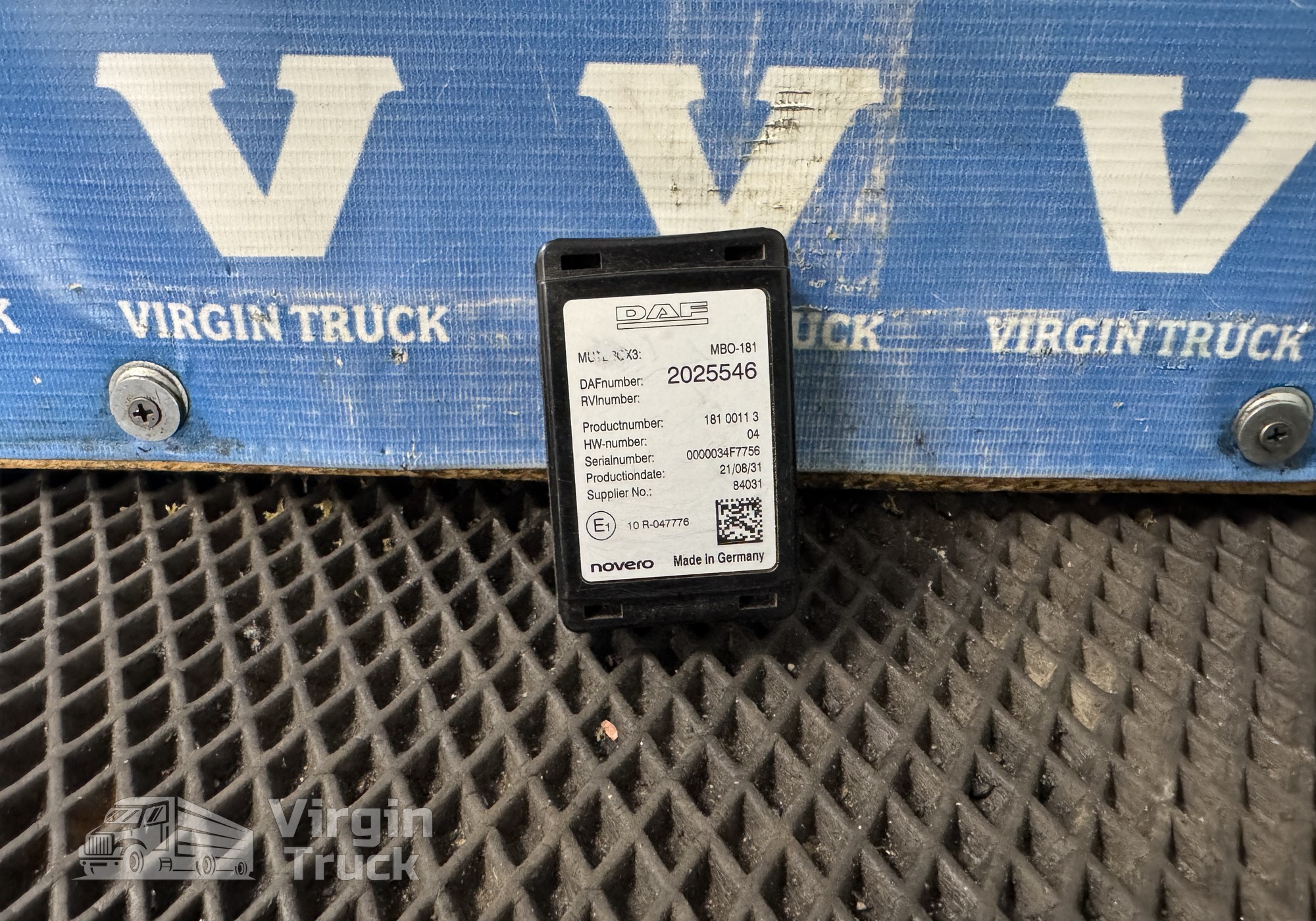 2025546 Блок управления MBO-181 2021г. для Daf XF106 (с 2012)