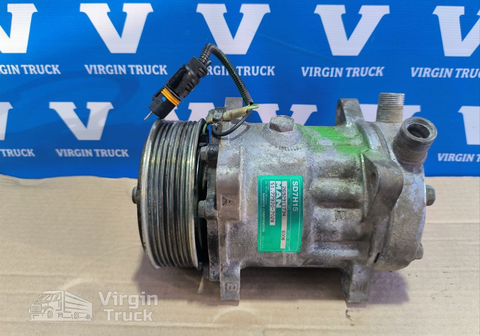 51779707028 Компрессор кондиционера 2018г. для Man TGL III (с 2012)