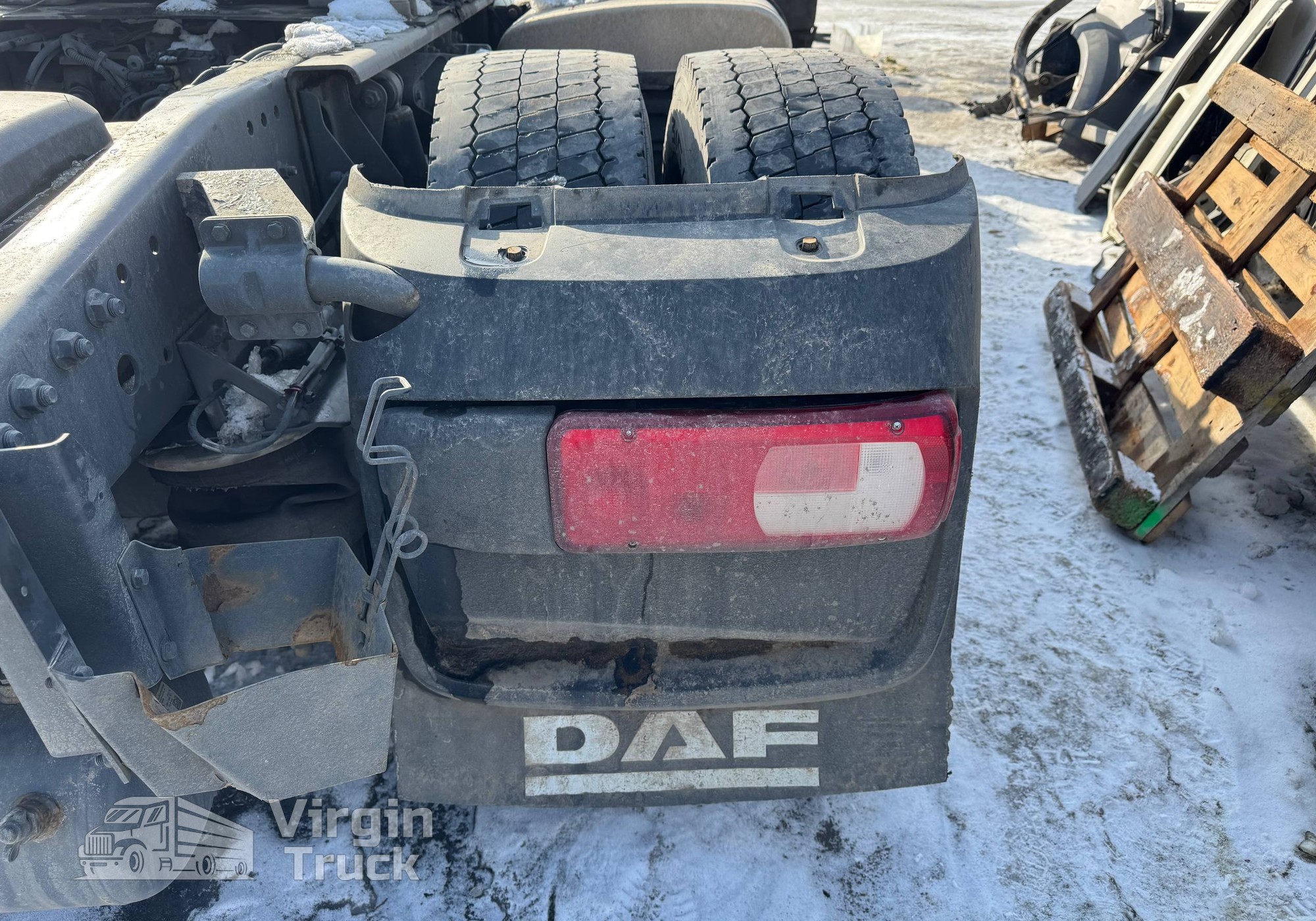 1875553 Крыло заднее правое задняя часть 2021г. для Daf XF106