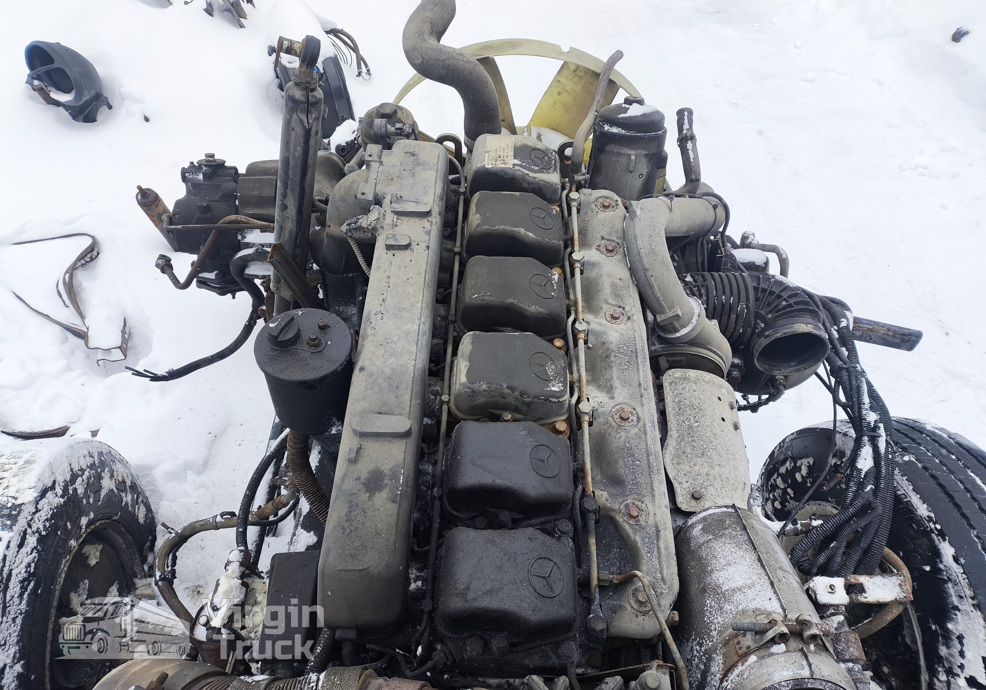 0020106500 Двигатель в сборе OM457LA 401 л.с. Euro5 2021г. для Mercedes-Benz Axor