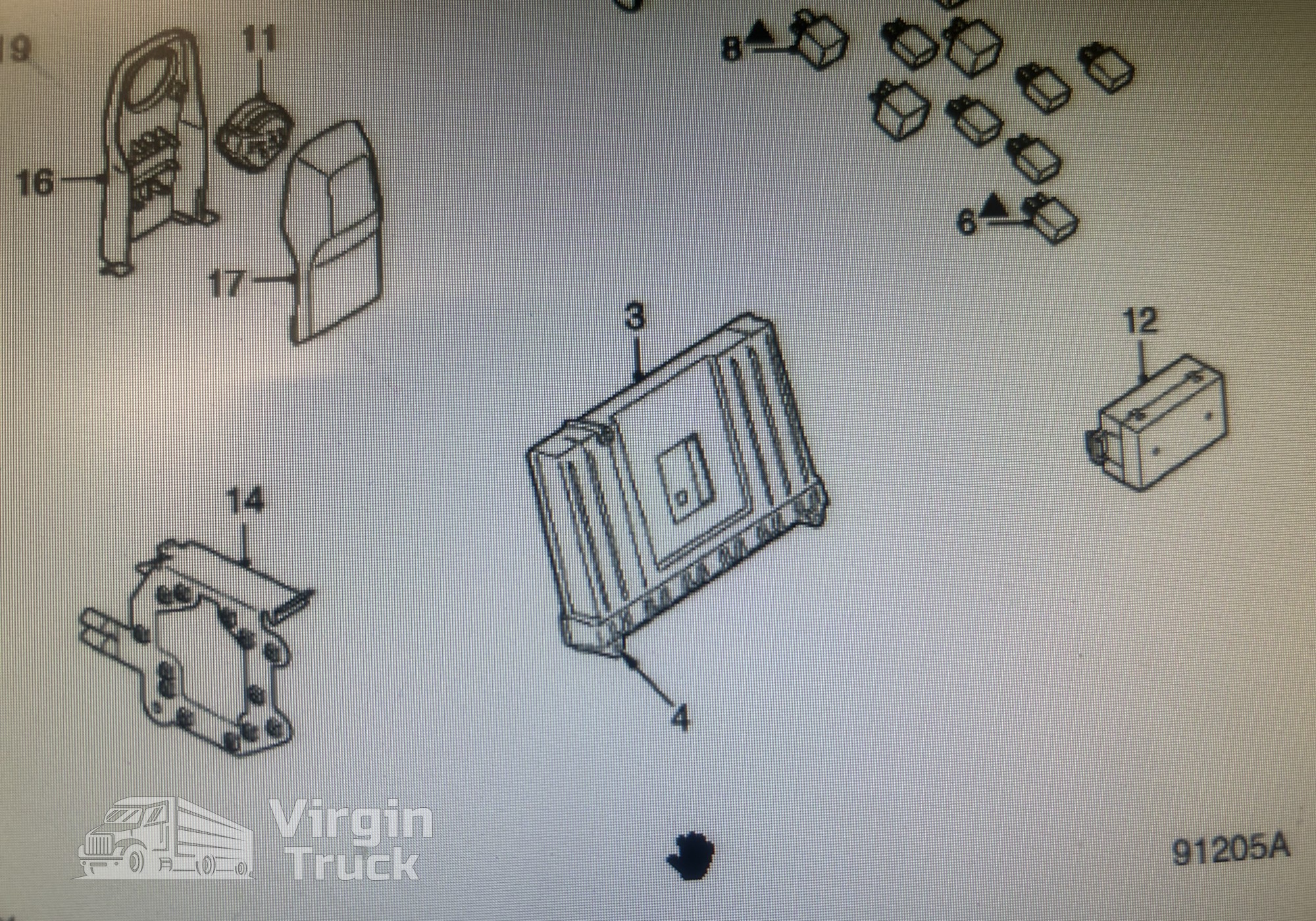 2329692 Электронный блок для Daf XG (с 2021)