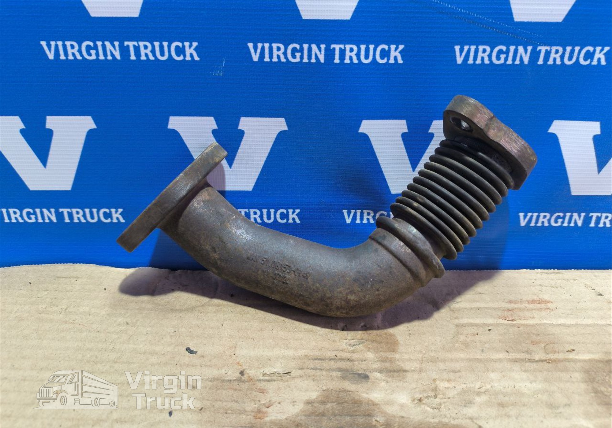 51081530149 Труба системы рециркуляции с гофрой (EGR) для Man TGX II (с 2012)